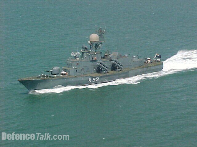 tàu hộ tống thuộc lớp Kora (Type 25A) được sử dụng để thay thế các tàu hộ tống lớp Petya II trong hải quân Ấn Độ.  INS Kulish là chiếc thứ ba trong số bốn chiếc lớp Kora đang biên chế, Kulish hạ thủy vào tháng 8/1997 và đưa vào trang bị chính thức tháng 8/2001.