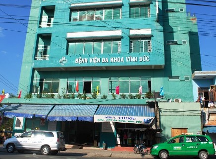 Bệnh viện ĐK Vĩnh Đức nơi chị Nguyệt tử vong khi sinh con.