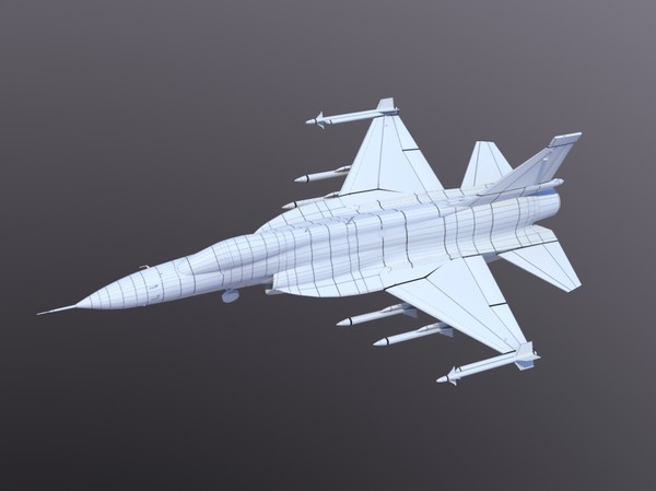 Hình ảnh thiết kế 3D của rồng trên không FC-1
