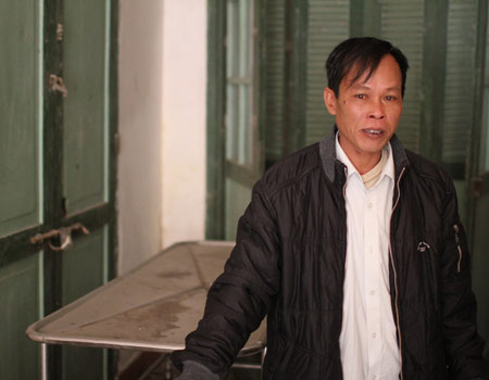 Ông Nguyễn Văn Lâm: “Đây là phương tiện giúp tôi vận chuyển xác cho sinh viên thực hành phẫu tích”.