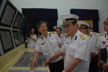 Giới thiệu hệ thống Laguna cho lãnh đạo Quân chủng.