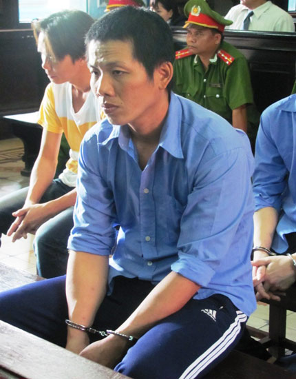 Bị cáo Trần Trường Sang tại Tòa