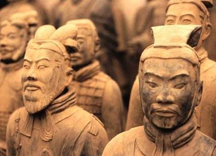 Tượng binh mã trong hầm Tần Hủy Hoàng