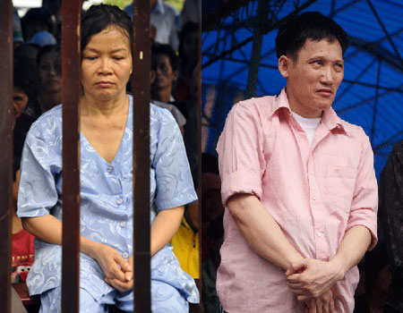Hai đối tượng Lê Thị Phương và Trần Văn Thanh tại Tòa