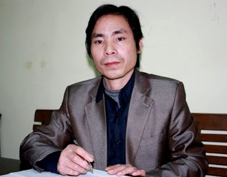 Trần Quang Sáu lúc bị bắt tại cơ quan điều tra.
