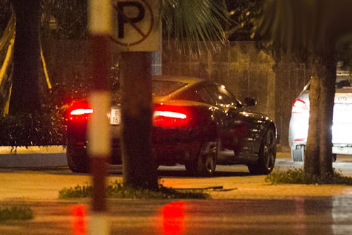 Sau khi kết thúc một sự kiện tại Sài Gòn, Vũ Thu Phương đã nhanh chóng trở về nhà với chiếc Aston Martin,