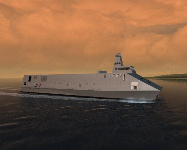 Được hải quân Mỹ tiến hành thử nghiệm từ năm 2005 đến 2008, Sea Fighter (FSF-1) được đánh giá là chiếc tầu có thiết kế hiện đại nhất của Mỹ