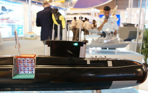  Thiết kế Amur-1650 mang 8 tên lửa Brahmos trong phiên bản xuất khẩu dành cho Ấn Độ.