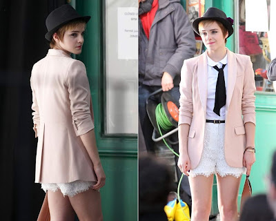 Emma Watson là một trong những người tiên phong đưa quần ren trở lại với thế giới thời trang hàng ngày.
