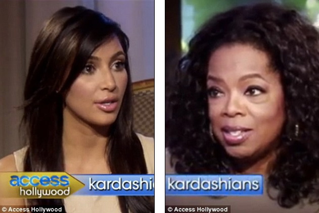 Kim Kardashian tiết lộ với Oprah Winfrey về lần đầu làm 