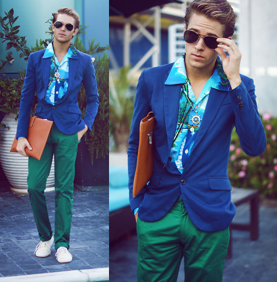 Nam giới hoàn toàn có quyền chơi đùa với màu sắc cùng xu hướng colorblock.