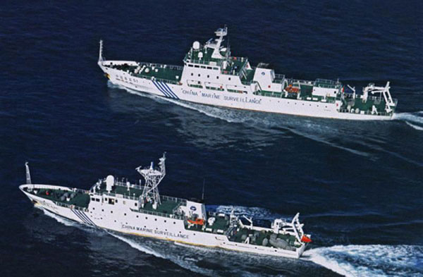 Các tàu này tới đảo Châu Viên thuộc quần đảo Trường Sa của Việt Nam (trong khi người Trung Quốc gọi là đảo Hoa Dương)
