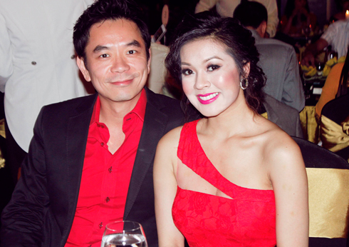 Benny Ng bên hoa hậu Michelle Nguyễn. Ảnh:  Ngôi sao, VnE
