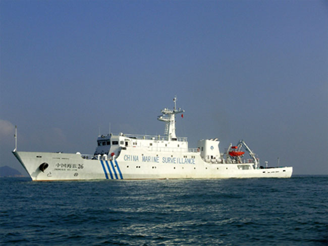 4 tàu Hải giám Trung Quốc sau khi xâm phạm trái phép chủ quyền quần đảo Trường Sa của Việt Nam đã có buổi diễn tập trên biển Đông 