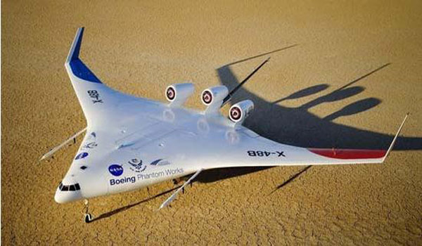 X-48B được phối hợp phát triển bởi NASA, hãng sản xuất máy bay Boeing và Không lực Mỹ.