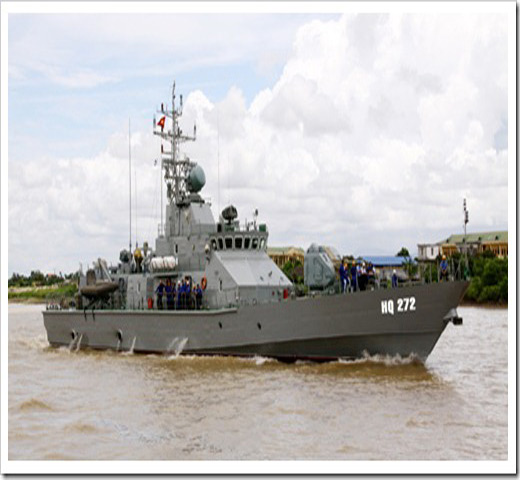 Tàu pháo đầu tiên do Việt Nam tự sản xuất trong nước mang tên TT400