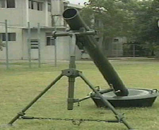 Cùng với pháo L-70 ra biển Đông lần này còn có súng cối T63 cỡ nòng 120mm của Đài Loan...