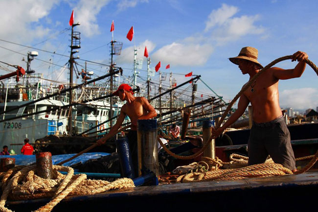 Sau 10 ngày 30 tàu cá Trung Quốc đánh bắt cá trái phép vùng biển   thuộc Bãi đá Chữ thập thuộc quần đảo Trường Sa của Việt Nam. 
