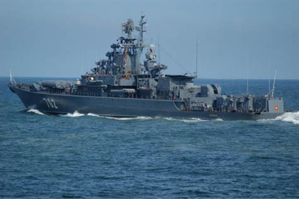 Một tàu chiến thuộc Hạm đội Baltic của hải quân Nga