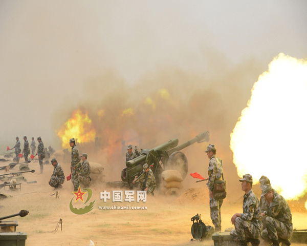 Lực lượng trọng pháo Trung Quốc đồng loạt khai hỏa 
