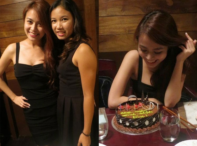 Mừng sinh nhật cùng những người bạn thân thiết, Linh Hoàng rất vui và hạnh phúc, cũng giống như chia sẻ của cô trước đây: 