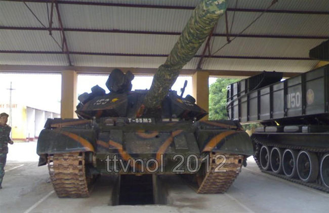 Trên xe tăng T-54/55M3 còn lắp đặt pháo 105 mm L7 và súng máy đồng trục PKT cỡ nòng 7,62 mm. Xe tăng nâng cấp còn được bổ sung hơn nữa với Blazer ERA Israel, hệ thống khống chế hỏa hoạn Nga và bộ truyền dẫn Ucraina.