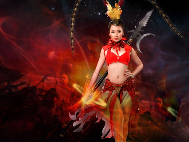 “Mỹ nữ 17 tuổi” Angela Phương Trinh vào vai chiến thần Lữ Bố, một nhân vật nổi tiếng bất bại trong Tam Quốc.