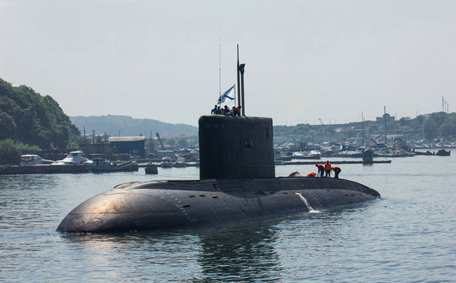 Các tàu ngầm của Hạm đội Thái Bình Dương của Nga 