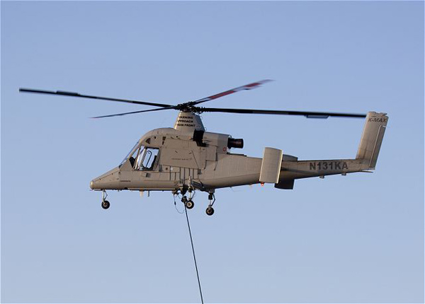 K-Max là loại máy bay lên thẳng không người lái đầu tiên của lực lượng Thủy quân lục chiến Mỹ được triển khai tại chiến trường Afghanistan. 