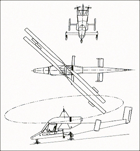 Chi tiết thiết kế của chiếc trực thăng K-max hiện đại.