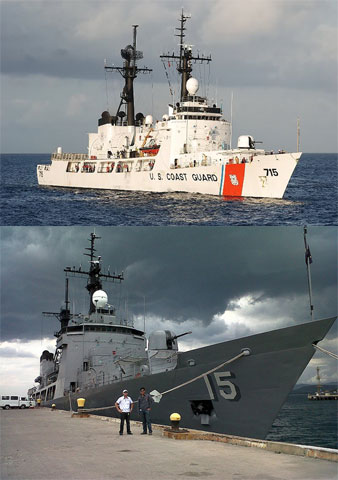 Khi chuyển giao cho Philippines, chiếc tàu này đã được sơn đổi màu xám giống với màu các tàu chiến khác của Philippines. 
