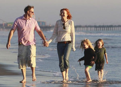 13 năm sau cái chết của người yêu, Marcia Cross mới có thể tìm lại hạnh phúc lần nữa bên người chồng hiện tại, Tom Mahoney.