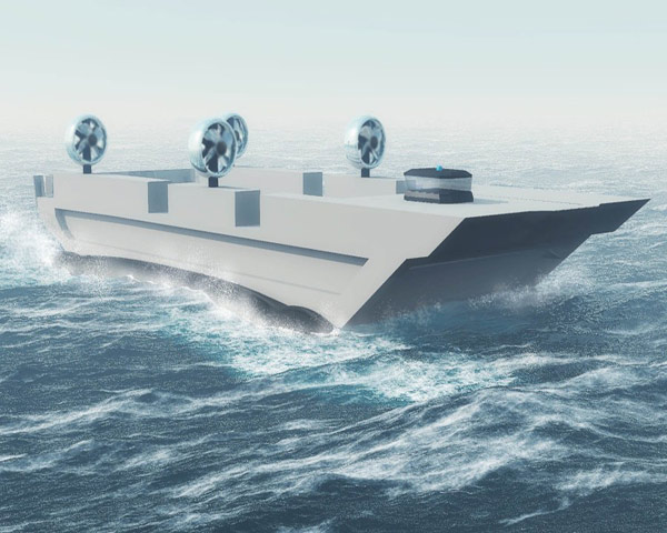 Tàu đổ bộ đệm khí khổng lồ T-CRAFT mới của Hải quân Mỹ