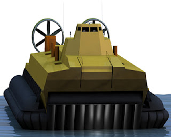 Tàu đổ bộ đệm khí khổng lồ T-CRAFT 