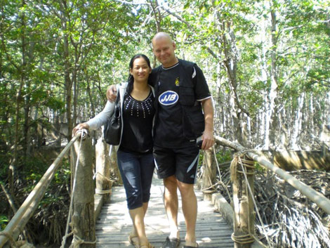 Vợ chồng Thúy An và Jarmo Uimonen