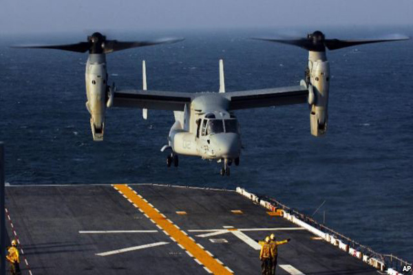 Thế nhưng đó đã là câu chuyện của quá khứ, vào ngày hôm qua giới chức Nhật Bản đã cho biết họ đồng ý để 12 máy bay Osprey của Mỹ được phép đồn trú tại Okinawa có thể hoạt động trở lại...
