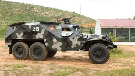 Xe bọc thép BTR-152 sau cải tiến của Việt Nam
