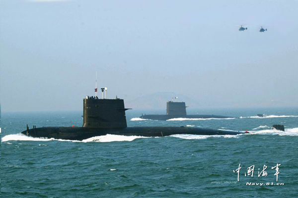 Với 60 tầu ngầm lớn nhỏ hiện có Hạm đội tầu ngầm Trung Quốc được đánh giá là có sức mạnh vượt trội về số lượng...