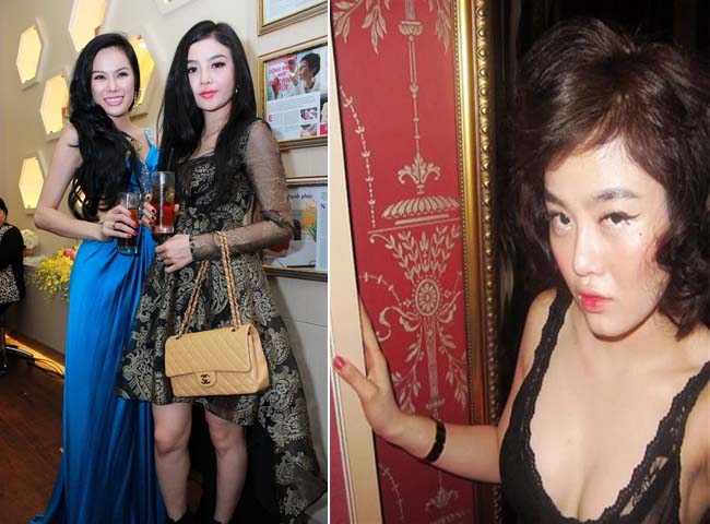 So những bức ảnh trước và sau cuộc thi Hoa hậu người Việt hoàn cầu 2012 (Julia Hồ váy đen)