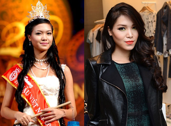 Nếu so sánh hình ảnh hoa hậu Thùy Dung của ngày đăng quang và hiện tại, thì nhiều người tỏ ra bất ngờ với sự thay đổi rõ rệt trên gương mặt Thùy Dung. 