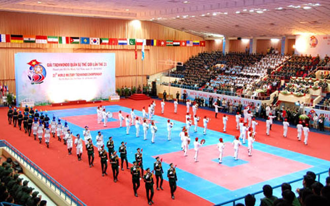 Tại Giải Taekwondo quân sự thế giới lần thứ 21, các vận động viên sẽ thi đấu ở hai nội dung: nội dung đối kháng và nội dung quyền. 