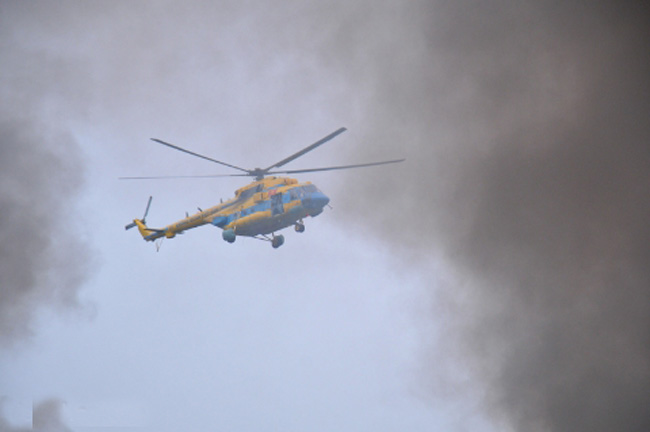 Hai tổ bay trực thăng của Trung đoàn Không quân 916 (Sư đoàn Không quân 371 - Quân chủng Phòng không - Không quân) lập tức lên đường làm nhiệm vụ tìm kiếm cứu nạn. 