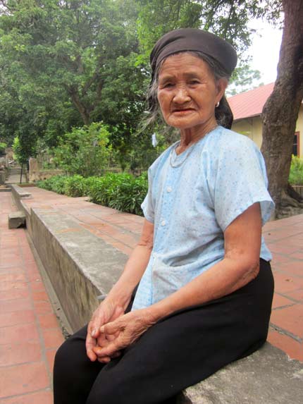 Bà Lương Thị Ngà tại TTBTXH tỉnh Bắc Giang