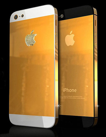 Chỉ hơn 10 ngày iPhone mạ vàng có mặt ở Việt Nam thì 1 trong  250 chiếc iPhone 5 Daimond đính 508 viên kim cương tổng hợp Swarovski  trên toàn thế giới đã được giao bán ở Việt Nam.