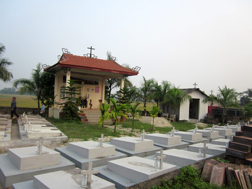 Một góc nghĩa trang thai nhi