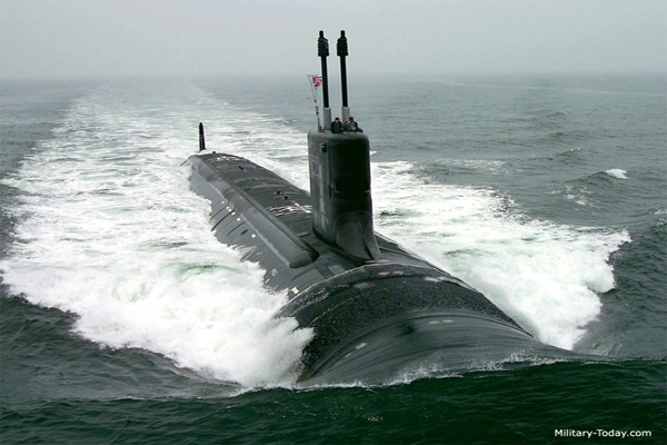 Theo nguyên lý thiết kế đối với lớp tầu ngầm Virginia của Mỹ về kích thước, tàu ngầm có chiều dài 114,9m, tháp chỉ huy cao 10,3m, lượng giãn nước khi lặn 7.800 tấn.