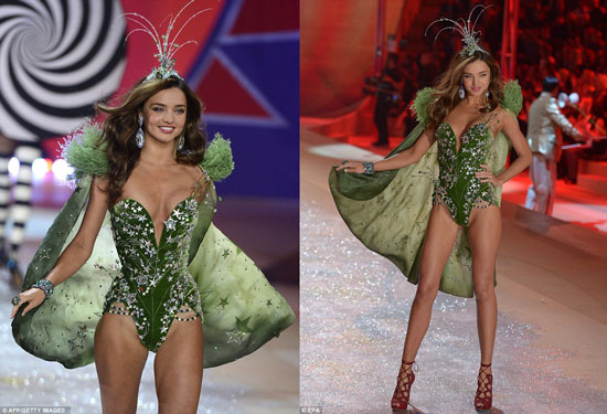 Miranda Kerr tiếp tục là người dẫn đầu những thiên thần của Victoria Secret với những thiết kế vô cùng gợi cảm và sang trọng.