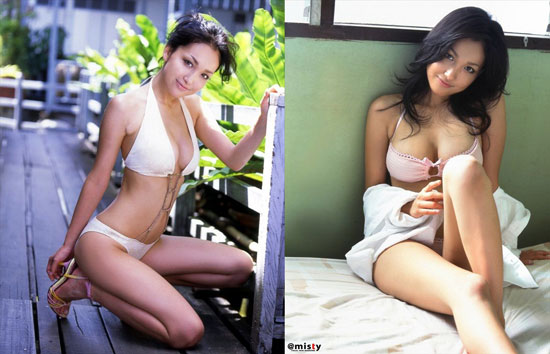Vẻ gợi cảm của cô diễn viên, người mẫu Nhật Bản mang vẻ đẹp Thái Lan.