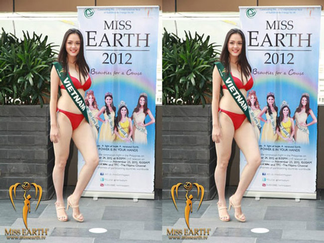 Đến với cuộc thi Hoa hậu Việt Nam 2012, Hoàng Anh được giới thiệu có chiều cao 1m76, số đo 3 vòng khá chuẩn (90-64-95). Tuy nhiên, so với thời điểm đó, khi tham gia Miss Earth 2012, Hoàng Anh đã để tuột mất phong độ và liên tiếp mất điểm ở vòng thi áo tắm quá béo.