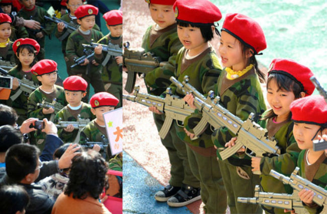   Thậm chí, một số trường mẫu giáo ở Chiết Giang và Hà Nam Trung Quốc đã tổ chức những trò chơi thể thao  gắn với tên gọi “bảo vệ đảo Điếu Ngư”.